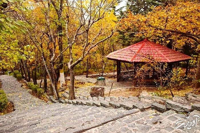 پارک جمشیدیه در پاییز